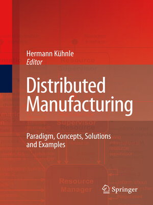 cover image of Distributed Manufacturing